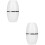 2Stk Mini Gesichtsmassager Weiß Ölabsorbierender Roller Für Zuhause 6