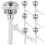 9St ABS Toiletknoppen Flush Knop Voor Badkamer 6