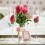 60St Dubbele Hanger Bruiloft Charms Legering DIY Decoratie 8