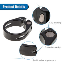 34.9mm Aluminium Alloy Seatpost Clamp - Titanium