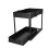2 Tier Under Sinks Organizer Sliding Cabinet Basket Organizer Storage Rack with Hooks Hanging Cup Kitchen Organizer 1