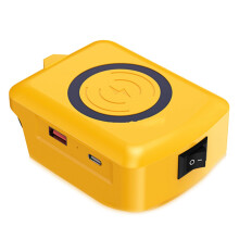 Adaptador de Carga Inalámbrica para Batería de Litio de 18 V y 20 V, Tipo C, USB, Teléfono para .