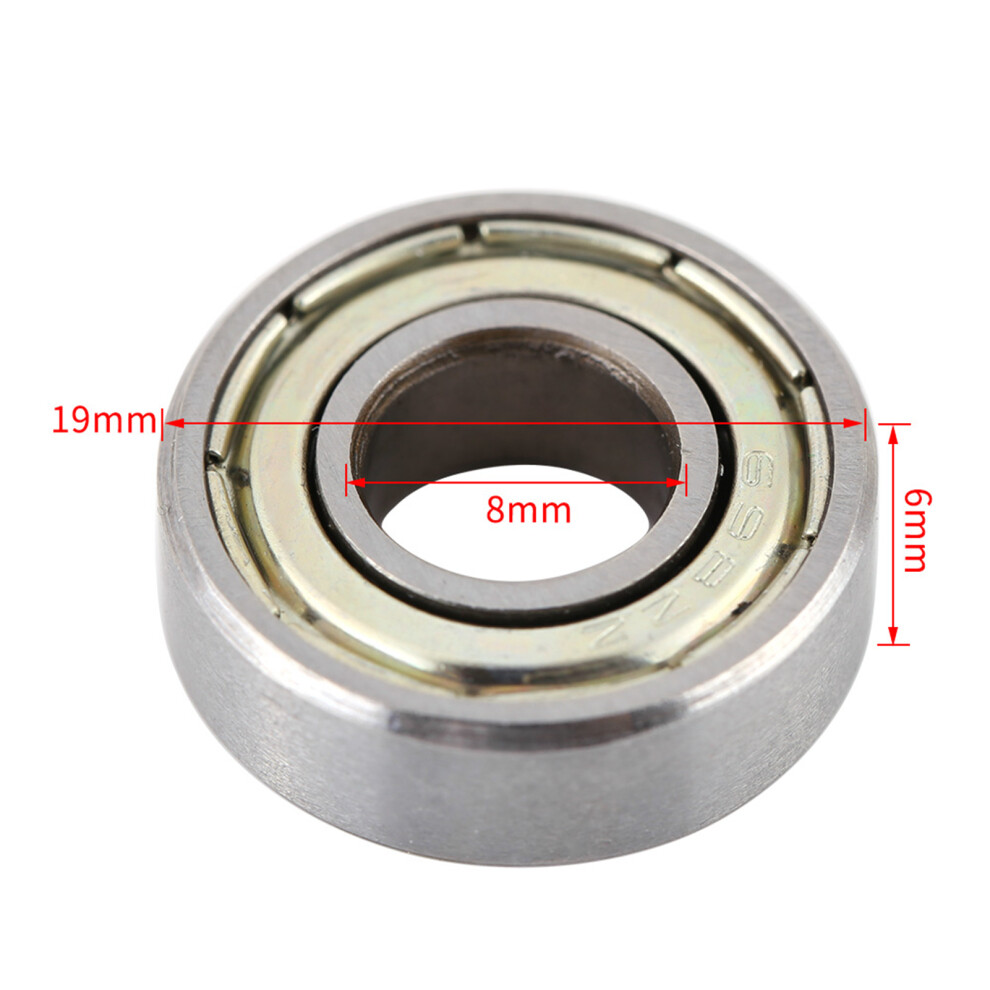10 Pcs 698ZZ Bearings 8x19x6mm Heat Resistant