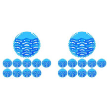 20Er Pack Urinal Screens Deodorant, Urinal Cake Long Borste Anti- und Anti-Clogging Anhaltender Geruchserfrischer (Blau)