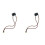 2X Original for  X40 Master X40 Ultra Robot Vacuum Cleaner Side View Sensor Spare Front Cliff Sensor Assembly 1