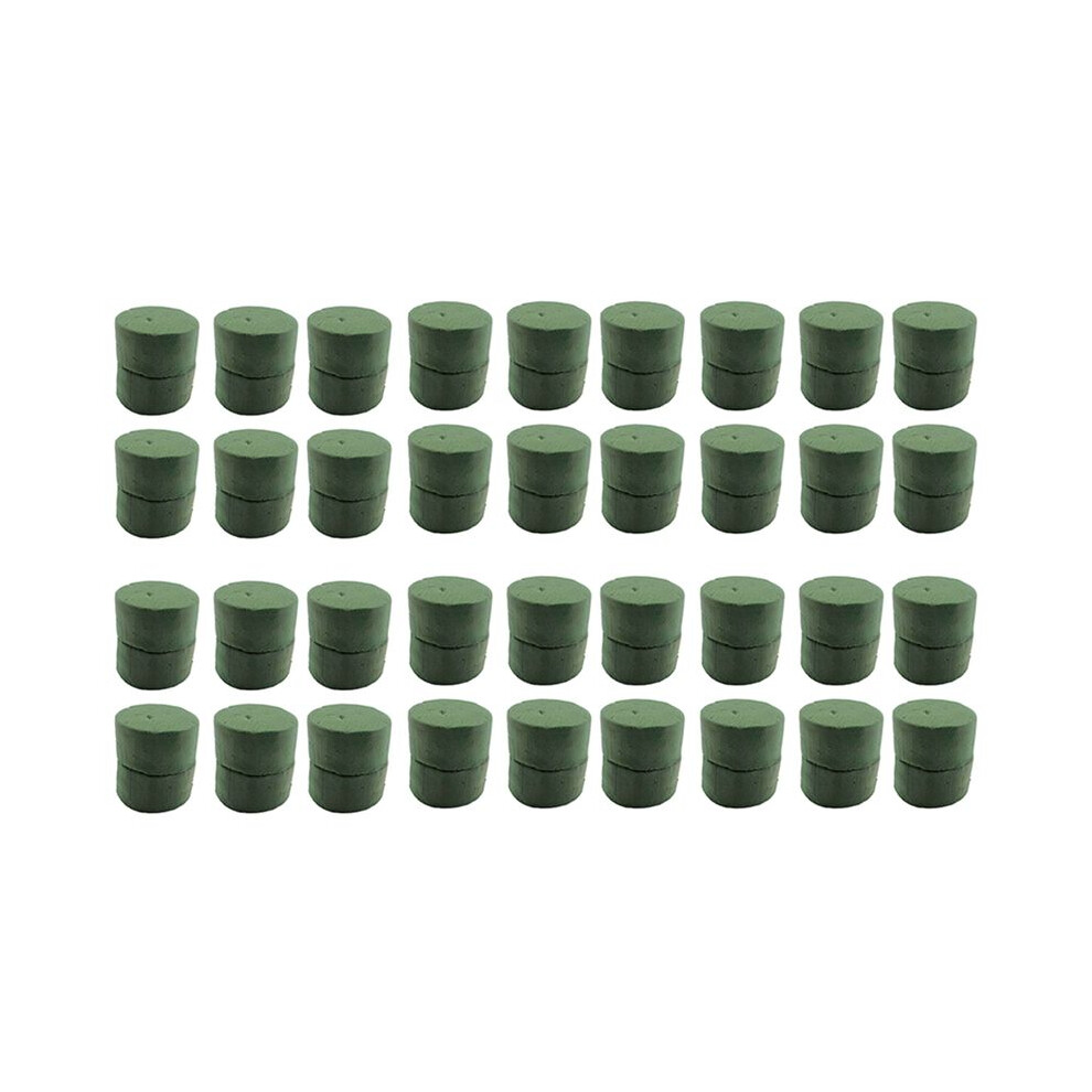72Pcs Diy Flower Arrangement Kit Green Round Wet Floral Foam Wedding Aisle Flowers Party Decoration 6032647980845