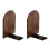 Fermalibri In Legno Fermalibri Antiscivolo per Scaffali Resistenti (2 Pezzi) 1