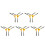 10X Sweeper Replacement Side Brush Suitable for  800T Robot Vacuum Cleaner Sweeper Side Brush Accessories 2