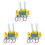 3X Four-Spray Humidifier Module Humidifier Control Board Atomizer Driver Board Four-Spray Humidifier Module,Set D 1