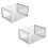 Shoe Storage Box, Clear Transparent Shoe Storage Boxes Hard Plastic Stackable Organiser Containers Bins White 1