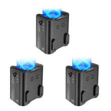 3X Ventilateur Portatif de Clip de Taille/Ventilateur de Collier 12000MAH sur 24H Longue DuréE de Travail, Flux D'Air Fort, Ventilateur de