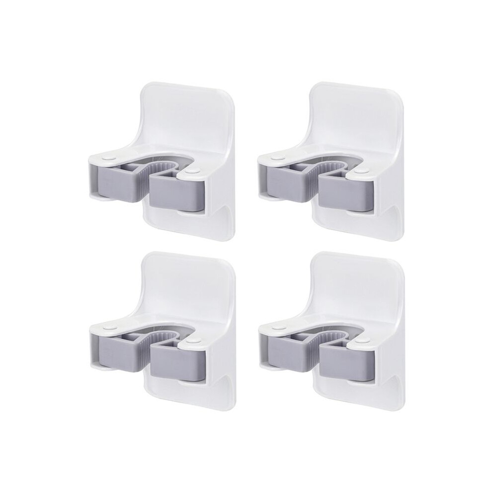 Broom Holder Wall Mounted Broom Holder Traceless Strong Adhesive Hook Wall Rack Punch-Free Broom Holder Rack 6033669858679