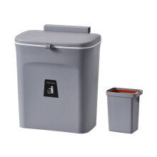 Toilette Cuisine Stockage des DéChets + Baril IntéRieur Poubelle Murale Armoire Poubelle Porte Poubelle Suspendue A