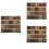 60 Pcs 3D Multi Moroccan Self-Adhesive Bathroom Kitchen Wall Stair Tile Sticker 1