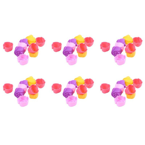 60 X Silikon Rose Muffin Plaetzchen Becher Kuchen Backen Form