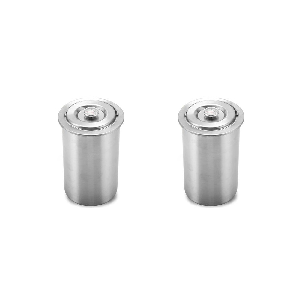 2X Press Ham Maker, Round Shape Stainless Steel for Making Healthy Homemade Deli Meat with Thermometer