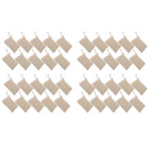 40 Packungen Natuerlichem Sisal Seifen Beutel Peeling Zum Schutz Der Seifen Schutz Beutel Halter