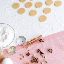 Perforated Baking Mats,4PCS  Silicone Mat for Half Sheet,Non-Stick Reusable Oven Liners for Making Bread/Pastry