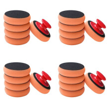 24Pcs/Set Car Wax Wash Polish Pad Sponge Cleaning Foam Kit Microfiber Applicator Pads with Gripper Handle Car-Styling