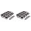 2X 12 Cavity  Cheesecake Pan with 24 Pieces Removable Bottom 1