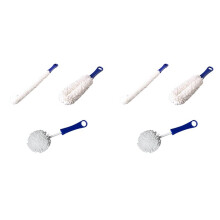 6 Pieces Wine Decanter Cleaning Brush,Flexible Wine Glass Cleaner for Goblets/Champagne Flutes/Cups/Glasses