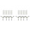 2X Suitable for  Sweeping Robot Accessories, Side Brush / M201 / T700 / M500 / 501 Filter Screen 1