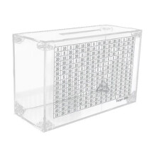 Acrylic Piggy Bank Save Money Organization Box Household Decoration for School Office Bedroom Dormitory Container
