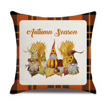(6) Housse de Coussin Lin Automne Salon Balcon