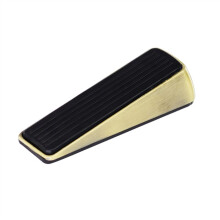 Nail Zinc Alloy Door Stopper with Hidden LowProfile Design and Secure Rubber Grip, Bronze Gold Black Chrome