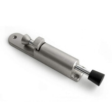Kickdown Door Stopper Heavy Duty Rubbed Finish with Mounted Holder for Interior Doors