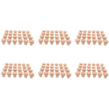144Pc Wine Bottle Corks T Shaped Cork Plugs for Wine Cork Wine Stopper Reusable Wine Corks Wooden & Rubber Wine Stopper