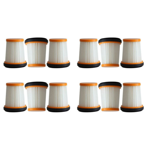 12X Replacement Filter for  WV200EU WV251EU Cordless Handheld Vacuum Cleaner
