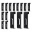 15Pcs Gridwall Hooks Hangers,Grid Panel Hooks Grid Wall Hook Grid Wall Accessories Wire Grid Hook Grid Shelf Hooks 1