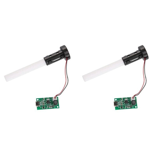 Air Humidifier Mist Maker USB Atomizer Transducer Atomization Piece DIY Accessories and PCB Drive Module(2PCS)
