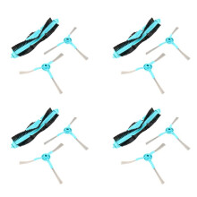 4set Robot Roller Main Side Brush for Cecotec Conga 4090 5090 Robotic Vacuum Cleaner Spare Parts Accessories Brushes