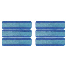 6 Packungen Mikrofaser Wischpads für Bona Mikrofaser Reinigungspad, Kompatibel mit Bona Mopp für Bona Hartholzbodenreiniger