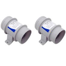 2pcs 3 Inch in- Blowers Boat Bilge Blower Cool Fan Marine Cabin Ventilation 12V,RV and Marine Accessories