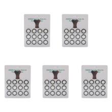 60Pack Ultrasonic Mist Maker Fogger Ceramics Discs for Humidifier Parts Transducer Discs with Cap Tool