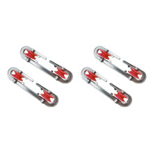 Aluminium Waslijnspreider, Katrol-Waslijnaccessoires voor Zware Lasten en Lange Waslijnen, 4 Stuks