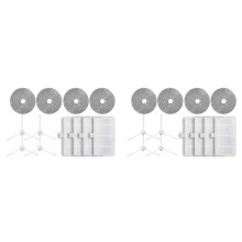2X Vacuum Cleaner Parts for  Lydsto W2 Replacement Spare Parts Side Brush Filers Mop Rag Accessories