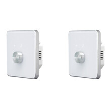 2X Interruttore Ventola WiFi Intelligente Controllo A 5 Velocità Ventilatore da Soffitto UE Interruttori Rotativi/A Manopola Tuya Remote per Alexa