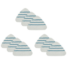 9Pcs Steam Mop Replacement Pads Triangle Washable Cloth Cleaning Floor Microfiber Mop Pad Steam Mop Fittings