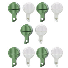 10 Ganchos Fuertes con Ventosa de VacíO para Ducha, Puerta de Vidrio, Ventana, Colgador de Corona NavideñA