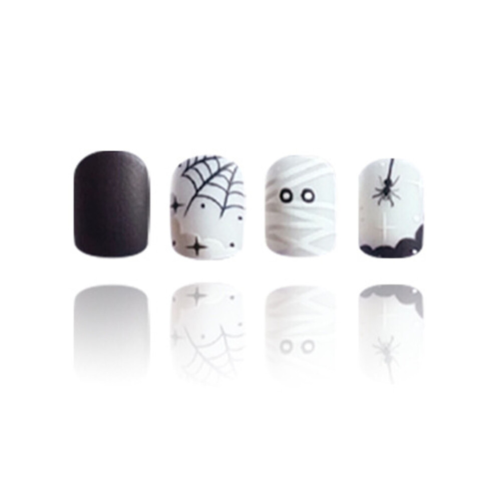 Dachuang Beauty Halloween Matte Resin Nail Extensions - Odorless & Comfortable