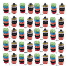 220Pcs 3 inch Waves Buffer Polishing Pad Set For Car Polisher