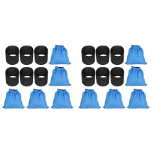 10 STKS voor MV1 WD1 WD2 WD3 SE4001 Filterzak & 12X voor Nat Droog Schuimfilter MV1 WD1 MV1 WD1 KAR Filter