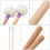 2Stk Drumsticks Filz Sticks Perkussion Schlägel Holzgriff 9