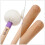 2Stk Drumsticks Filz Sticks Perkussion Schlägel Holzgriff 10
