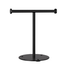 Soporte para Toallas de Mano, Toallero en Forma de L, Barra de Toalla Independiente Estable, Soporte para Anillo de Toalla Pequeño para Baño