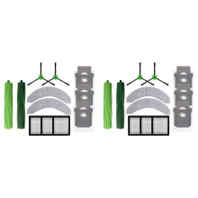 2 Satz für Combo 10 Max Roboter-Staubsauger-Zubehör, Hepa-Filter, Wischlappen, Staubbeutel, Ersatzteile